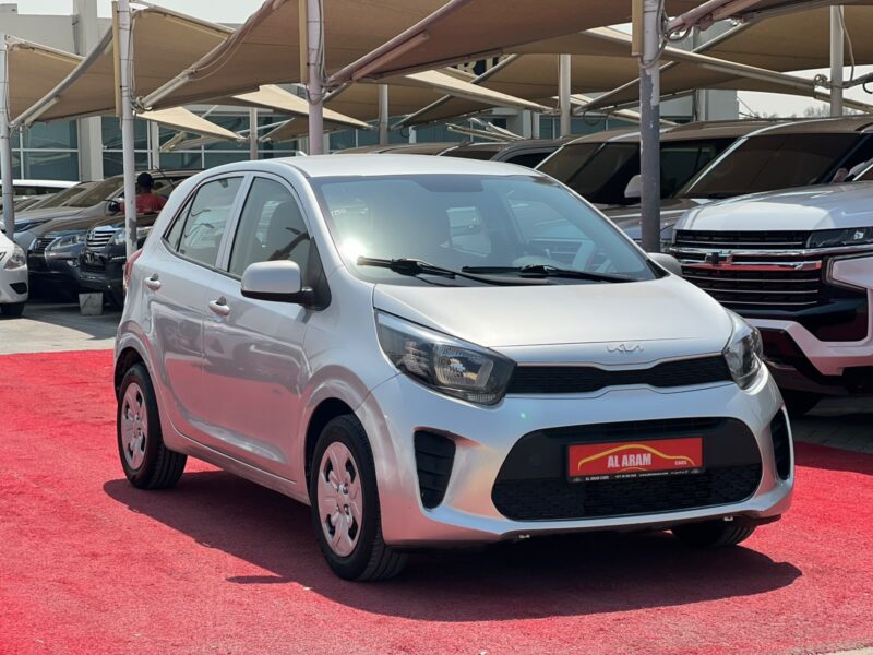 2023 Kia Picanto 1.3 Litres 4 Cylinders Petrol Engine Silver Grey Hatchback GCC Specs
