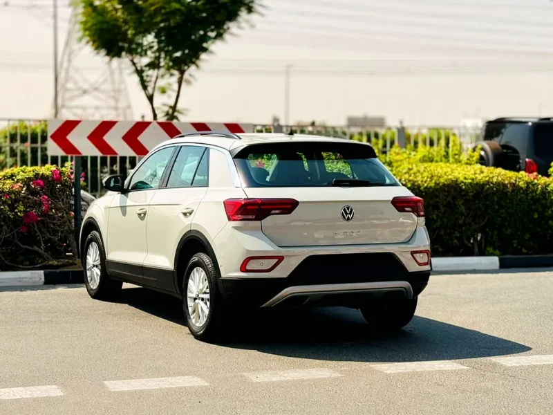 2024 Volkswagen T-Roc Life 1.4 Litres 4 Cylinders Petrol Engine White Black Crossover GCC