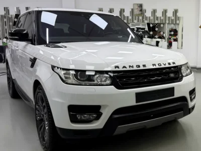2017 Land Rover Range Rover Sport HSE Dynamic 6 Cylinders Petrol Engine White Red SUV