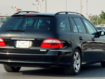 2005 Mercedes-Benz E-Class E 500 8 Cylinders Petrol Engine Black Wagon Japanese Specs