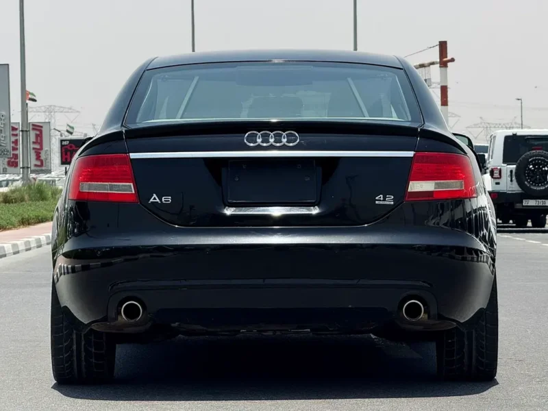 2007 AUDI A6 4.2 Litres TFSI 8 Cylinders Petrol Engine Black Brown Sedan Japanese Specs