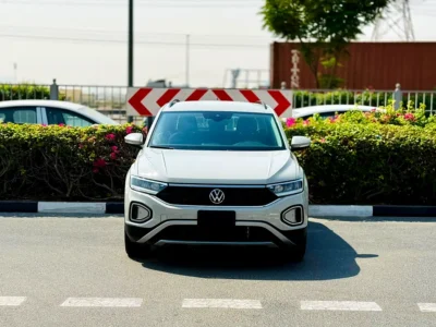 2024 Volkswagen T-Roc Life 1.4 Litres 4 Cylinders Petrol Engine White Black Crossover GCC