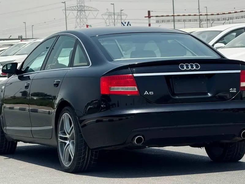 2007 AUDI A6 4.2 Litres TFSI 8 Cylinders Petrol Engine Black Brown Sedan Japanese Specs