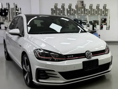 2018 Volkswagen Golf GTI 4 Cylinders Petrol Engine White Black Hatchback GCC Specs