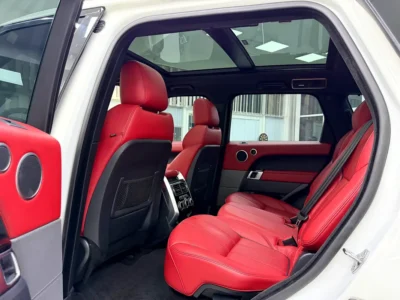2017 Land Rover Range Rover Sport HSE Dynamic 6 Cylinders Petrol Engine White Red SUV