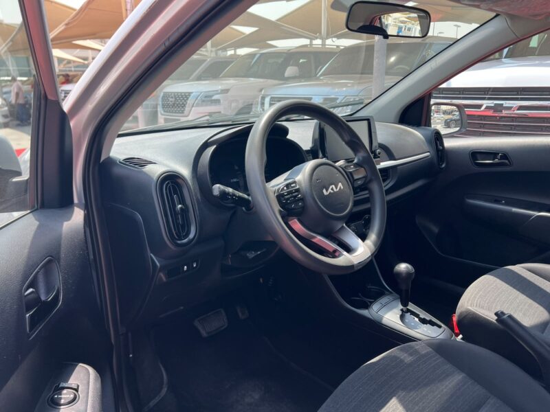 2023 Kia Picanto 1.3 Litres 4 Cylinders Petrol Engine Silver Grey Hatchback GCC Specs