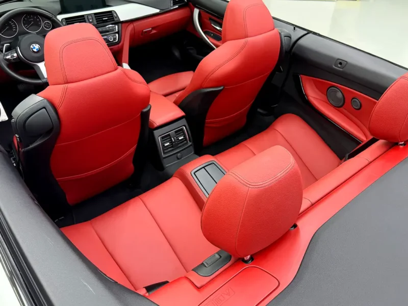 2017 BMW 4-Series 440i Convertible 3.0-liter turbocharged inline-6 Engine White Red GCC