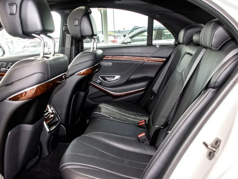 2016 Mercedes-Benz S-Class S 400 6 Cylinders Petrol Engine White Black Sedan Automatic