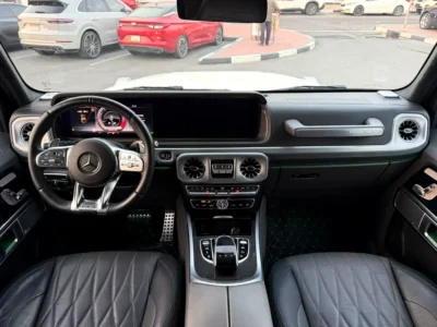 2020 Mercedes-Benz G-Class G 63 AMG 4.0 Litres 8 Cylinders Petrol Engine White Black SUV