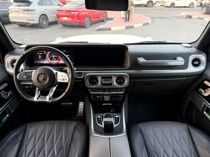 2020 Mercedes-Benz G-Class G 63 AMG 4.0 Litres 8 Cylinders Petrol Engine White Black SUV