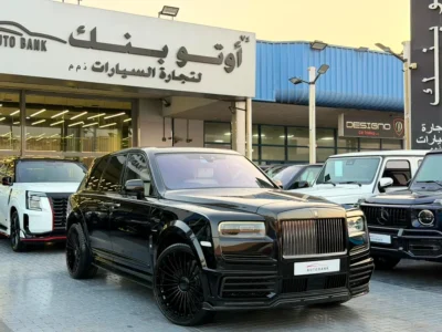 2021 Rolls-Royce Cullinan Black Badge Powerful V12 Engine Black White SUV European Specs