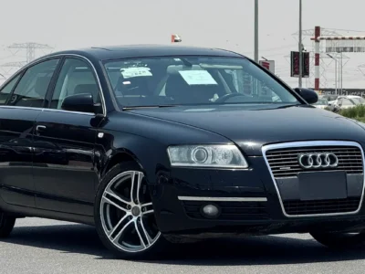 2007 AUDI A6 4.2 Litres TFSI 8 Cylinders Petrol Engine Black Brown Sedan Japanese Specs