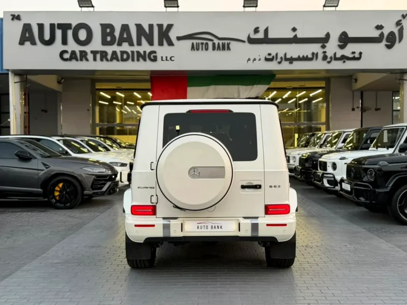 2020 Mercedes-Benz G-Class G 63 AMG 4.0 Litres 8 Cylinders Petrol Engine White Black SUV