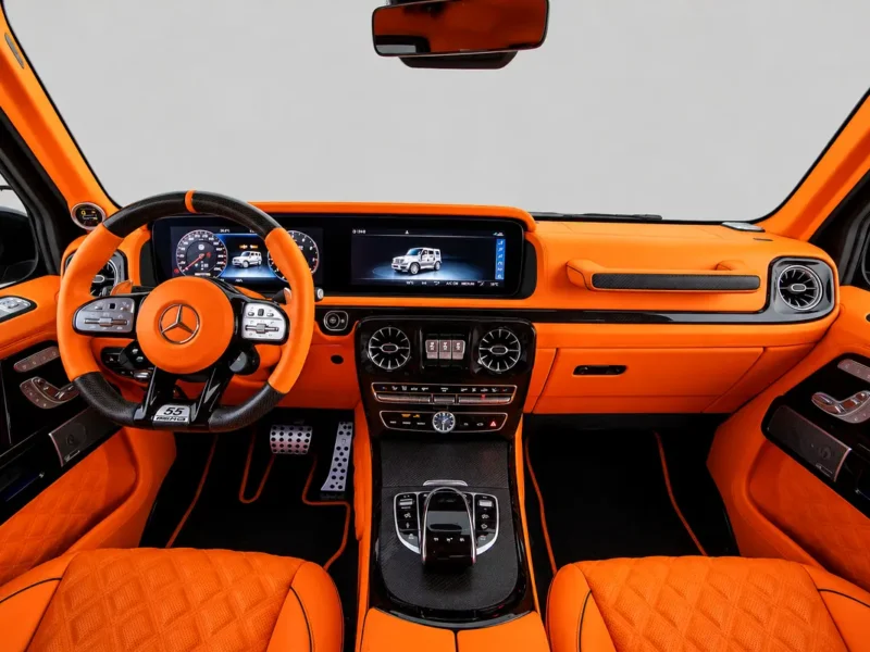 2023 Mercedes-Benz AMG G 63 BRABUS 800 8 Cylinders Petrol Engine Black Orange SUV