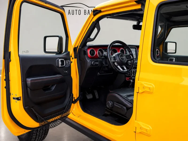 2020 Jeep Wrangler Rubicon 6 Cylinders Petrol Engine Yellow Black SUV GCC Specs Automatic