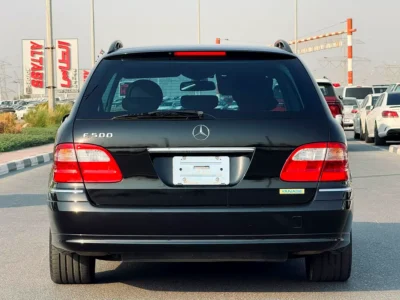 2005 Mercedes-Benz E-Class E 500 8 Cylinders Petrol Engine Black Wagon Japanese Specs