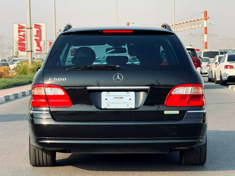 2005 Mercedes-Benz E-Class E 500 8 Cylinders Petrol Engine Black Wagon Japanese Specs