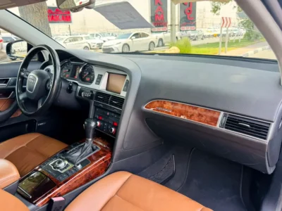2007 AUDI A6 4.2 Litres TFSI 8 Cylinders Petrol Engine Black Brown Sedan Japanese Specs