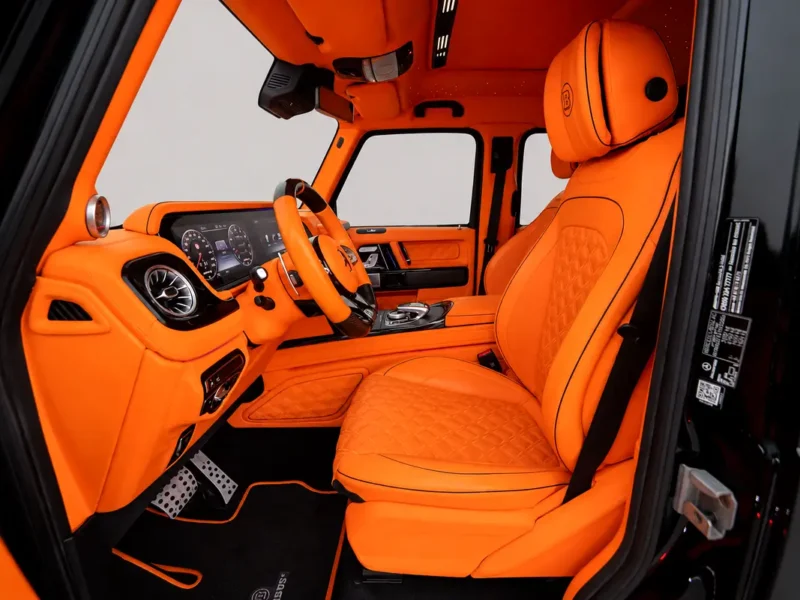 2023 Mercedes-Benz AMG G 63 BRABUS 800 8 Cylinders Petrol Engine Black Orange SUV