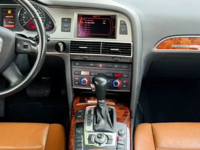 2007 AUDI A6 4.2 Litres TFSI 8 Cylinders Petrol Engine Black Brown Sedan Japanese Specs