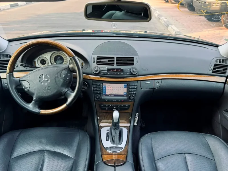 2005 Mercedes-Benz E-Class E 500 8 Cylinders Petrol Engine Black Wagon Japanese Specs