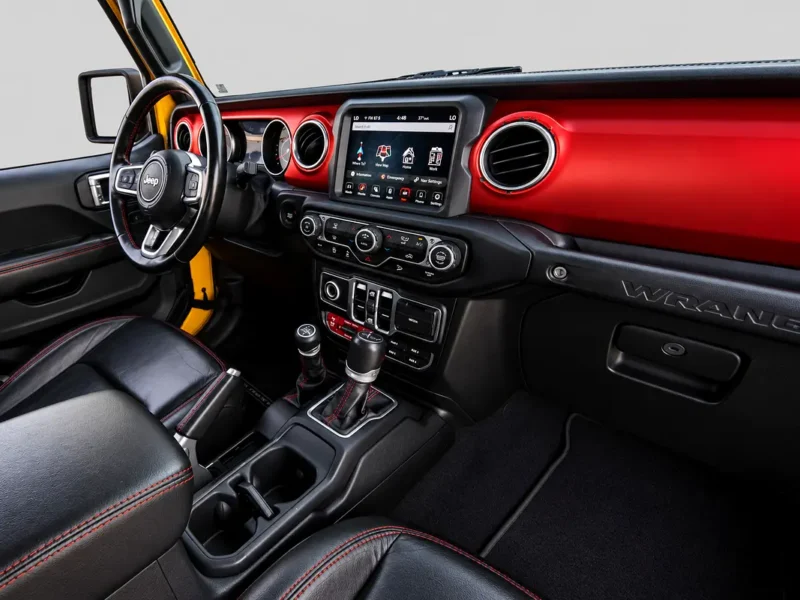 2020 Jeep Wrangler Rubicon 6 Cylinders Petrol Engine Yellow Black SUV GCC Specs Automatic