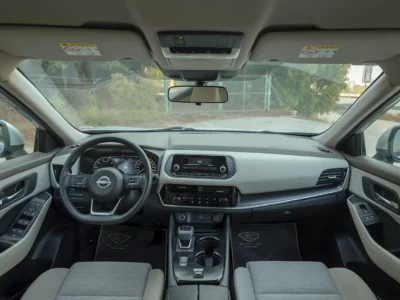 2024 Nissan X-Trail S 2.5 Litres 4 Cylinders Petrol Engine Silver Beige SUV GCC Specs
