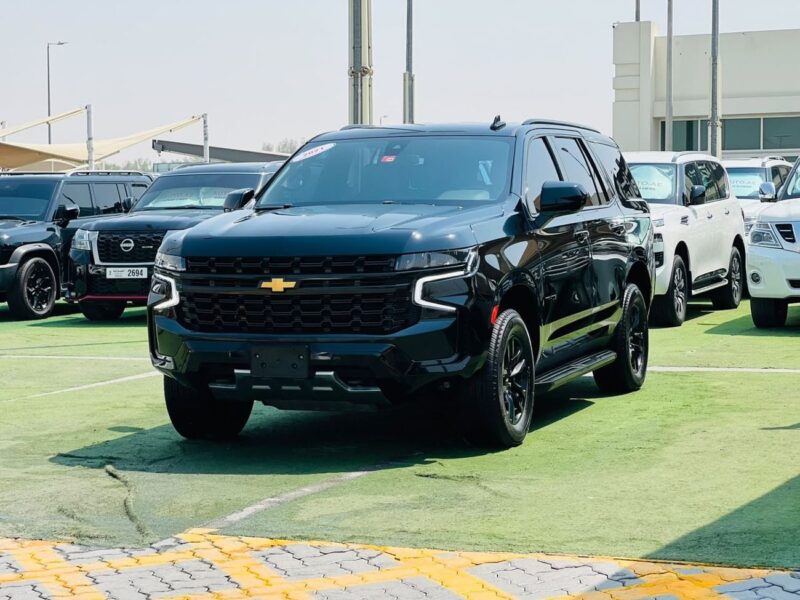 2021 Chevrolet Tahoe LS Naturally aspirated 5.3-litre V8 Petrol Engine Black Beige SUV GCC