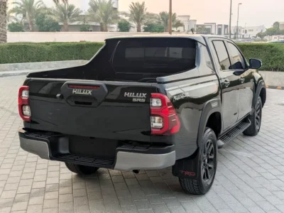 2020 Toyota Hilux SR5 6 Cylinders Petrol Engine Black Red Pickup Truck GCC Excellent Condition