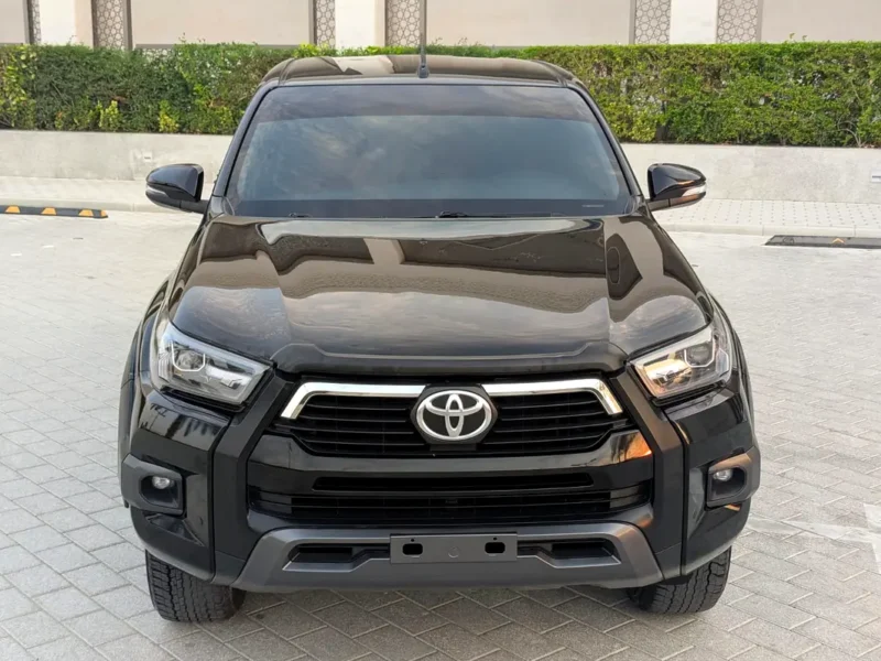 2020 Toyota Hilux SR5 6 Cylinders Petrol Engine Black Red Pickup Truck GCC Excellent Condition