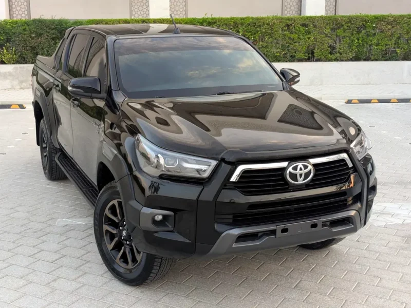 2020 Toyota Hilux SR5 6 Cylinders Petrol Engine Black Red Pickup Truck GCC Excellent Condition