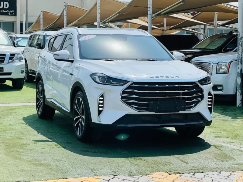2025 Jetour X70 Plus 1.6L 4 Cylinders Petrol Engine White Red SUV GCC Specs Full Options