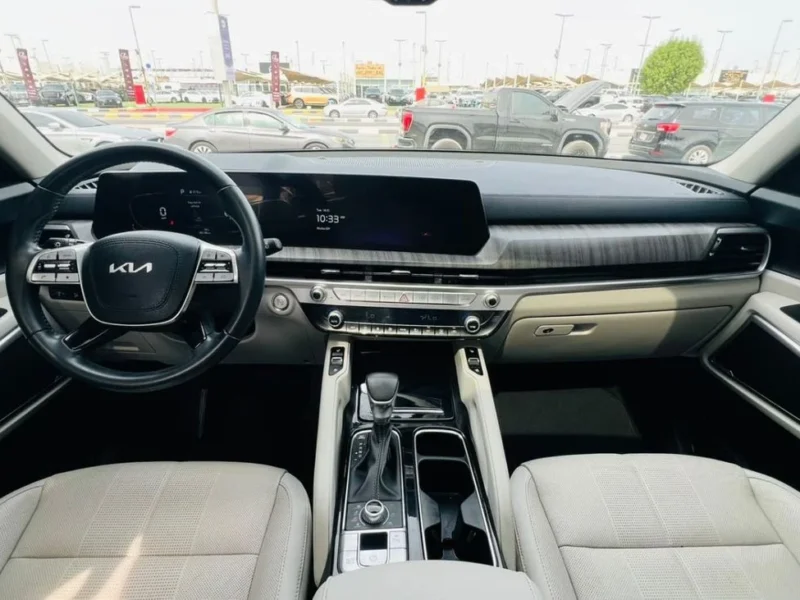 2023 Kia Telluride EX 3.8 Litres V6 Petrol Engine White Grey SUV GCC Specs FULL OPTIONS