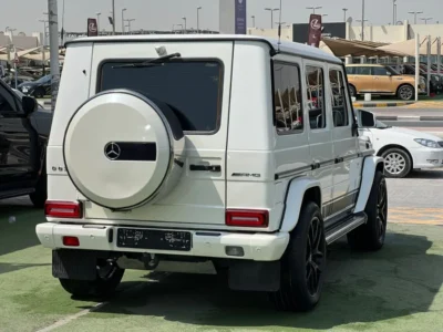 2014 MERCEDES-BENZ G 63 AMG Standard 5.5L TWIN TURBO V8 Petrol Engine White Red SUV