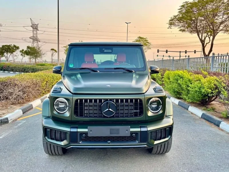 2027 Mercedes-Benz G 63 AMG STANDARD 4.0L V8 Biturbo Petrol Engine Green Red SUV