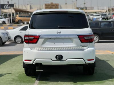 2024 Nissan Patrol LE PLATINUM CITY 5.6 Litres V8 Petrol Engine White Red SUV GCC Specs