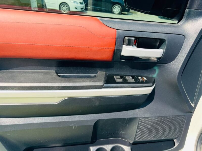 2015 Toyota Tundra STANDARD 5.7 Litres 8 Cylinders Petrol Engine White Red Pickup Truck