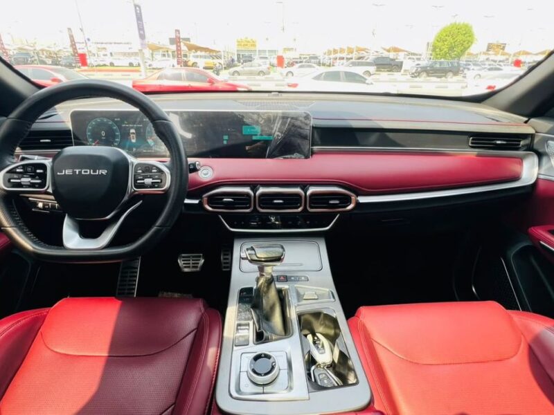2025 Jetour X70 Plus 1.6L 4 Cylinders Petrol Engine White Red SUV GCC Specs Full Options