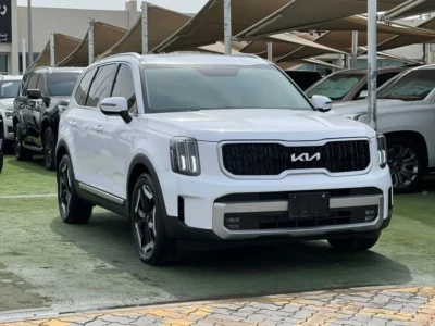 2023 Kia Telluride EX 3.8 Litres V6 Petrol Engine White Grey SUV GCC Specs FULL OPTIONS