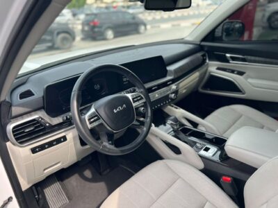 2023 Kia Telluride EX 3.8 Litres V6 Petrol Engine White Grey SUV GCC Specs FULL OPTIONS