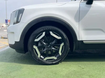 2023 Kia Telluride EX 3.8 Litres V6 Petrol Engine White Grey SUV GCC Specs FULL OPTIONS