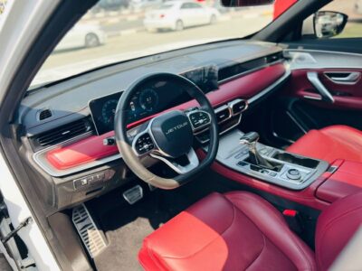 2025 Jetour X70 Plus 1.6L 4 Cylinders Petrol Engine White Red SUV GCC Specs Full Options