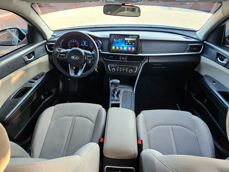 2020 Kia Optima EX Premium 4 Cylinders Petrol Engine White Beige Family Sedan GCC Specs