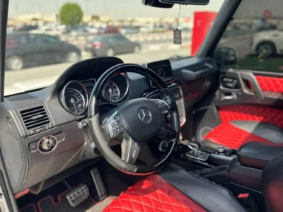 2014 MERCEDES-BENZ G 63 AMG Standard 5.5L TWIN TURBO V8 Petrol Engine White Red SUV