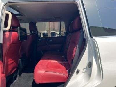 2024 Nissan Patrol LE PLATINUM CITY 5.6 Litres V8 Petrol Engine White Red SUV GCC Specs