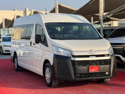 2024 Toyota Hiace 13 Seats 2.7 Litres 4 Cylinders Petrol Engine White Grey Van GCC Manual