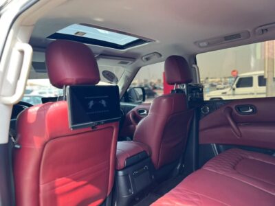2024 Nissan Patrol LE PLATINUM CITY 5.6 Litres V8 Petrol Engine White Red SUV GCC Specs