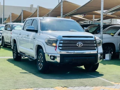 2015 Toyota Tundra STANDARD 5.7 Litres 8 Cylinders Petrol Engine White Red Pickup Truck