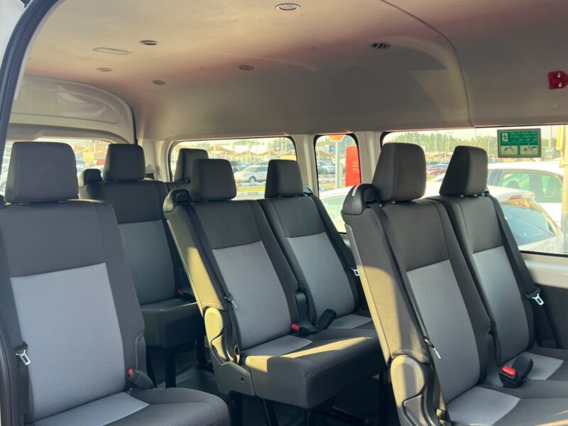 2024 Toyota Hiace 13 Seats 2.7 Litres 4 Cylinders Petrol Engine White Grey Van GCC Manual