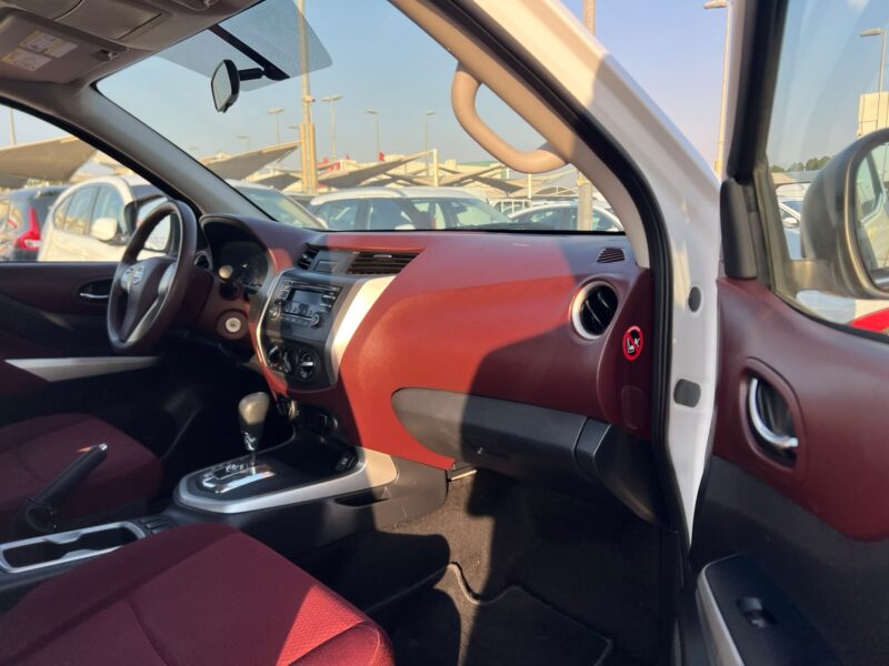 2020 Nissan Navara 4X4 2.5 Litres 4 Cylinders Petrol Engine White Red Pickup Truck Automatic